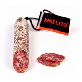 Salchichon iberico de bellota tipo vela JOSELITO  peso aproximado pieza 250 grs